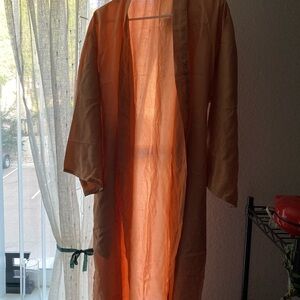 Vibrant Orange Women's Sleepwear Robe